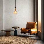 Подвесной светильник Escada 10189/1S E27*40W Brass RAIN