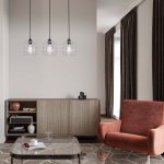 Подвесной светильник Escada 10190/3S E27*40W Chrome GRID