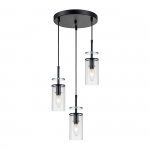 Подвесной светильник Escada 10191/3 E14*40W Black AVOLTO