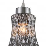 Подвесной светильник Escada 10193/1S E27*40W Chrome/Smoke CARNIVAL