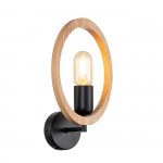 Настенный светильник Escada 10196/1A E27*40W Black RUSTIC