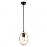 Подвесной светильник Escada 10196/1S E27*40W Black RUSTIC