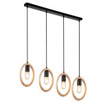 Подвесной светильник Escada 10196/4 E27*40W Black RUSTIC