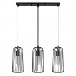 Подвесной светильник Escada 10198/3S E27*60W Black PHOENIX