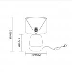 Настольный светильник Escada 10200/L E27*40W Blue HESTIA