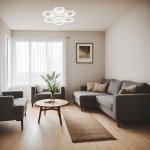 Потолочный светильник Escada 10204/7 LED*130W White HEXAGON