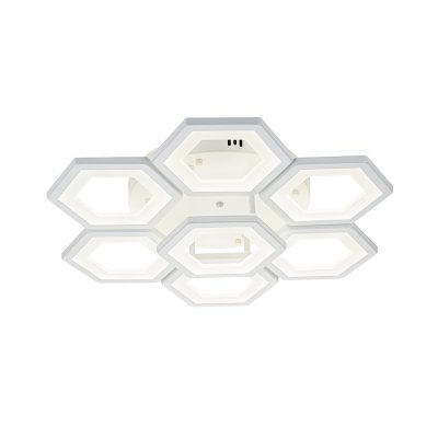 Потолочный светильник Escada 10204/7 LED*130W White HEXAGON