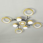 Потолочный светильник Escada 10206/9 LED*97W Black/Gold OPTIMAL