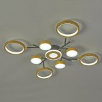 Потолочный светильник Escada 10206/9 LED*97W Black/Gold OPTIMAL