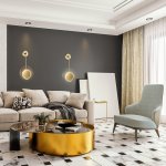 Настенный светильник Escada 10206/SG LED*7W Gold HYPNOSIS