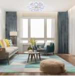 Потолочный светильник Escada 10207/10 LED*152+20W Chrome ALGOL