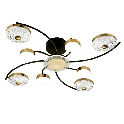 Потолочный светильник Escada 10208/8 LED*110W Black/Gold LIBERTA Потолочный светильник Escada 10208/8 LED*110W Black/Gold LIBERTA