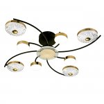 Потолочный светильник Escada 10208/8 LED*110W Black/Gold LIBERTA