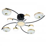 Потолочный светильник Escada 10208/8 LED*110W Black/Gold LIBERTA