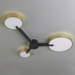 Потолочный светильник Escada 10209/3 LED*68W Gold/Black EXPERT