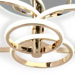 Потолочный светильник Escada 10213/4 LED*84+24W Chrome/Gold CONTOUR