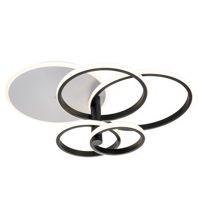 Потолочный светильник Escada 10213/4 LED*84+24W White/Black CONTOUR