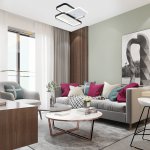 Потолочный светильник Escada 10215/S LED*85W White/Black SPACE