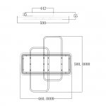 Потолочный светильник Escada 10215/S LED*85W White/Black SPACE