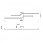 Настенный светильник Escada 10219/2 LED*20W White RAIL