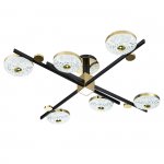 Потолочный светильник Escada 10219/6 LED*78W Black/Gold LIBERTA