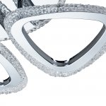 Потолочный светильник Escada 10221/5 LED*60+18W Chrome CANDY