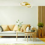 Потолочный светильник Escada 10225/2 LED*65+15W Gold ALDANIA