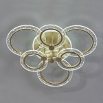 Потолочный светильник Escada 10225/6 LED*97W BL Gold ENIGMA