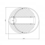 Потолочный светильник Escada 10226/3 ROUND LED*60W Black/White CONCEPT