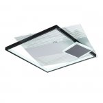 Потолочный светильник Escada 10226/3 SQUARE LED*75W Black/White CONCEPT