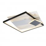 Потолочный светильник Escada 10226/3 SQUARE LED*75W Black/White CONCEPT
