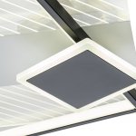 Потолочный светильник Escada 10226/3 SQUARE LED*75W Black/White CONCEPT
