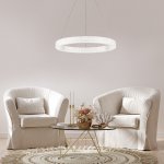 Подвесной светильник Escada 10233/1 LED*40W Chrome/Clear BIAFO