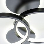 Потолочный светильник Escada 10235/4 ROUND LED*85W Black/White MODULE