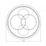 Потолочный светильник Escada 10235/4 ROUND LED*85W Black/White MODULE