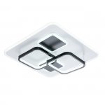Потолочный светильник Escada 10235/4 SQUARE LED*105W Black/White MODULE