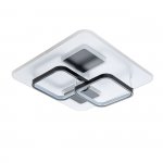 Потолочный светильник Escada 10235/4 SQUARE LED*105W Black/White MODULE
