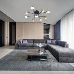 Потолочный светильник Escada 10235/9 LED*110W Black/Brass OGMA