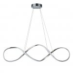 Подвесной светильник Escada 10236/1 LED*60W Chrome KNOT