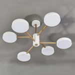 Потолочный светильник Escada 10236/6 LED*96W White/Wooden