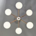 Потолочный светильник Escada 10236/6 LED*96W White/Wooden