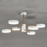Потолочный светильник Escada 10236/6 LED*96W White/Wooden