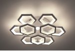Потолочный светильник Escada 10236/9 LED*120W White HEXAGON