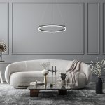 Подвесной светильник Escada 10254/1 LED*43W Black APP VOID