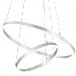 Подвесной светильник Escada 10254/2 LED*66W Silver APP VOID