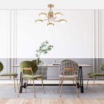 Светильник на штанге Escada 10258/5 LED*44W Champagne gold SKYLAR