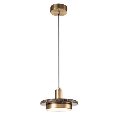 Подвесной светильник Escada 10260/1 LED*12W Brass/Brown marble