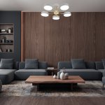 Светильник на штанге Escada 10262/5 LED*64W White/Gold