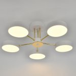 Светильник на штанге Escada 10262/5 LED*64W White/Gold