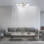 Светильник на штанге Escada 10262/6 LED*78W White/Gold